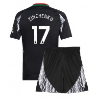 Camisa de time de futebol Arsenal Oleksandr Zinchenko #17 Replicas 2º Equipamento Infantil 2024-25 Manga Curta (+ Calças curtas)